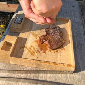 Bikers Grill - Holzbrett